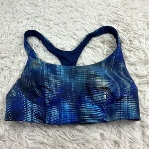 Lululemon Wunder Train Bra *Medium Support, C/D Cup Shapeshifter Flux Blue Multi